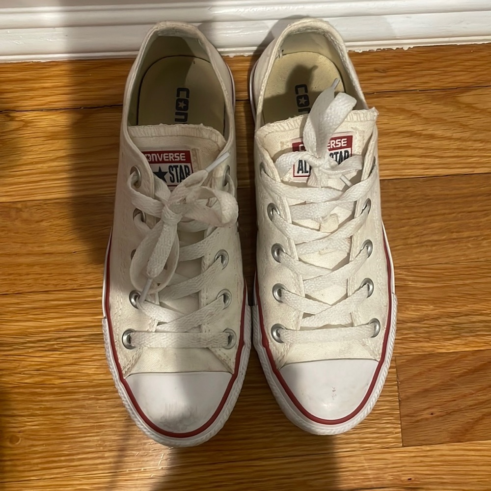 Low-Top White Converse